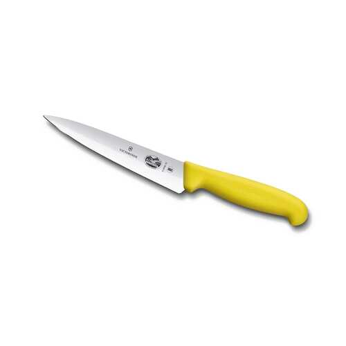 Нож разделочный VICTORINOX Fibrox 5.2008.15 жёлтый 15 см в Хофф