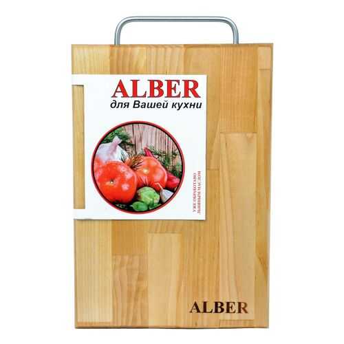 Разделочная доска Alber деревянная прямоугольная 34х22 см в Хофф