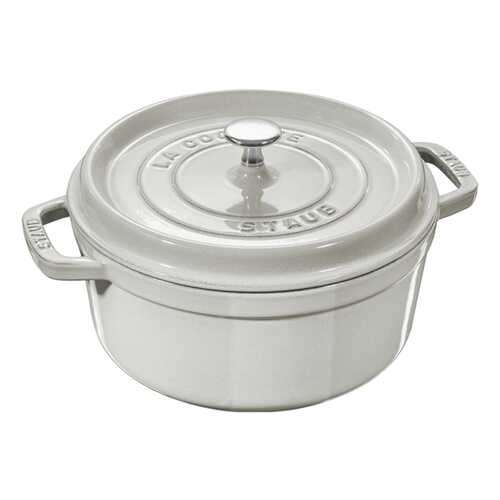 Кокот Staub La Cocotte 2,6л, белый трюфель в Хофф
