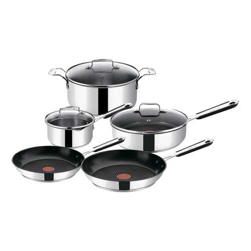Набор посуды Tefal Jamie Olivier E763S544 Серебряный в Хофф