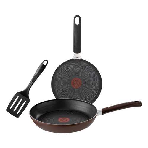 Набор посуды Tefal Tendance Brownie 04182810 Черный, коричневый в Хофф
