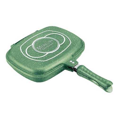 Сковорода Mercury MC-6294, 30 см двойная с антипригарным покрытием non-stick под мрамор в Хофф