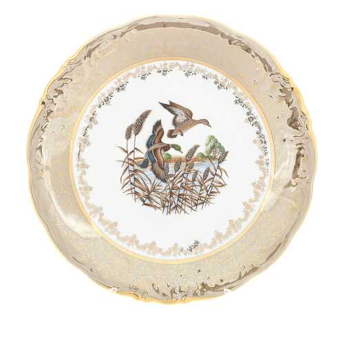 Блюдо круглое Sterne porcelan Охота Бежевая 30 см в Хофф
