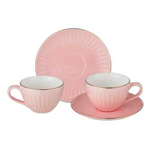 Чайный набор Lefard, Pink, 250 мл, 4 предмета в Хофф