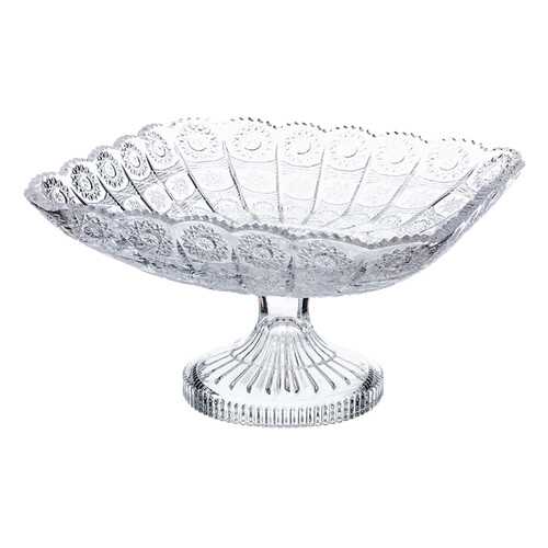 Фруктовница Lefard, Muza Crystal, 28x28x16 см, прозрачный в Хофф