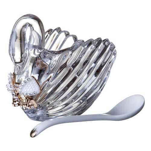 Икорница MUZA, 11,5x6,5x9,5 см, с ложкой в Хофф