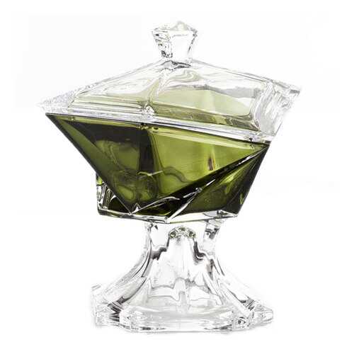 Конфетница с крышкой Crystalite Bohemia Оригами 16см в Хофф