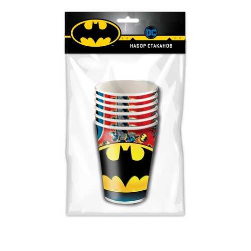 Набор бумажных стаканов ND Play Batman 250 мл 6 штук в Хофф