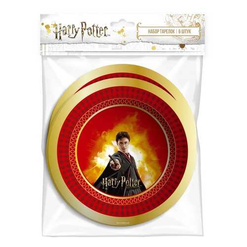 Набор бумажных тарелок ND Play Harry Potter 180 мм 6 штук в Хофф