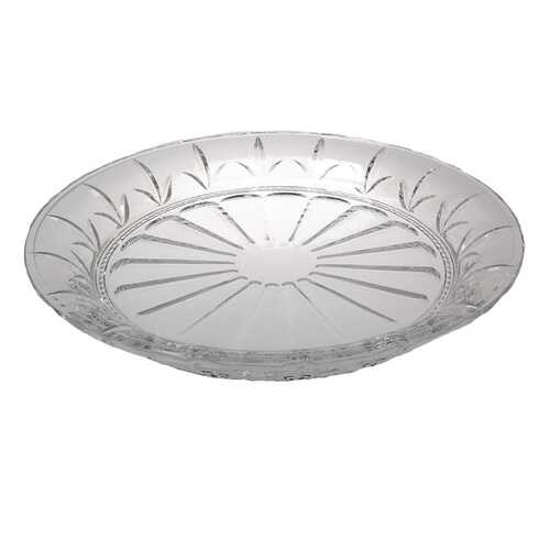 Тарелка Crystal Bohemia Tulip 40 см хрусталь в Хофф