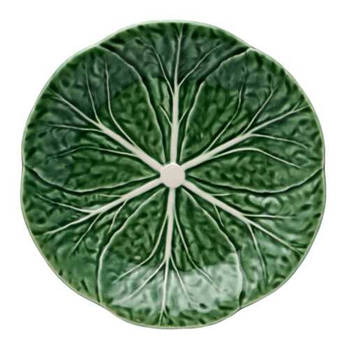 Тарелка десертная Bordallo Pinheiro Cabbage Natural 19x19x2,5 см в Хофф