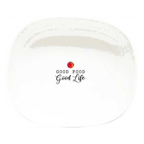 Тарелка Easy Life KITCHEN ELEMENTS R1901/KITE Белый в Хофф