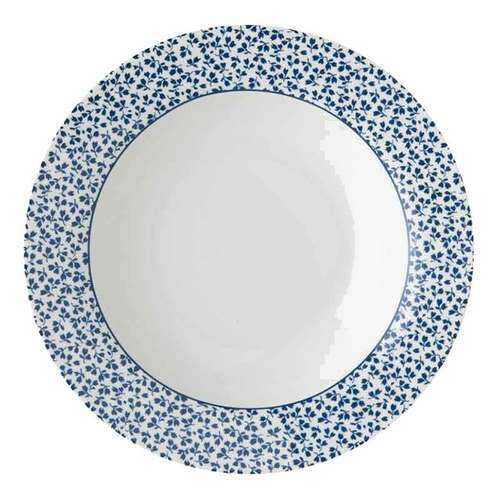 Тарелка глубокая Laura Ashley Blueprint 22см Floris в Хофф