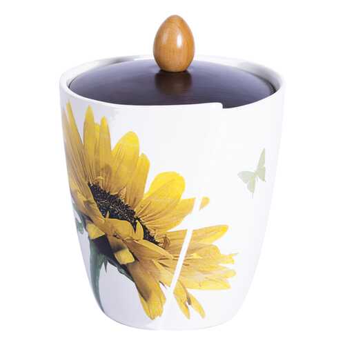 Банка для хранения Ceramiche Viva SUNFLOWER 13x13x18см в Хофф
