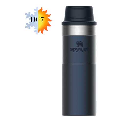 Термокружка 0.47л STANLEY Classic One hand 2.0 - Синяя (10-06439-033) в Хофф