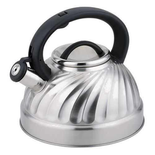 Чайник для плиты ALPENKOK AK-500/1, 3,0л нерж, со свистком (индукция) (12) в Хофф