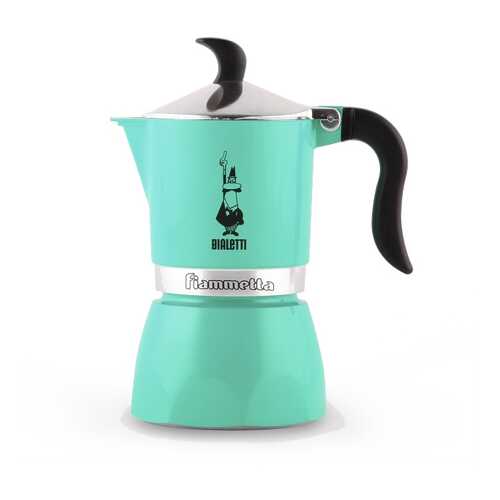 Гейзерная кофеварка Bialetti Fiametta GREEN 3 чаш. в Хофф