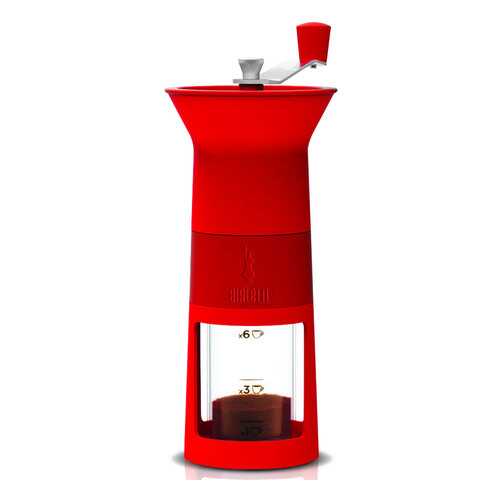 Кофемолка ручная Bialetti MACINA CAFFE, цвет красный в Хофф